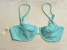 Aerie aqua bikini top size 34B new with tags