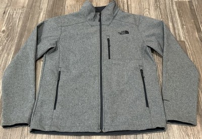 The North Face Apex Barrier Softshell Jacket Size M Gray Outdoor Apparel 