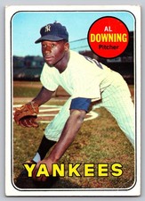1969 Topps - #292 Al Downing | New York Yankees FR/PR