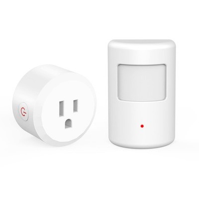 2 Pack Outlet With Motion Sensor For Bathroom No Wire Control Bedroom Lamp Exhau