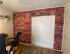 Red Brick Wall Backdrop 7x5FT Photography Background Baby Birthday Party Decor