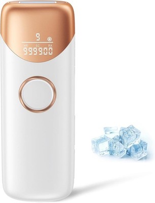 IPL Haarentfernungsgerät mit Eiskühlung, Blitze Laser Haarentfernungsgerät