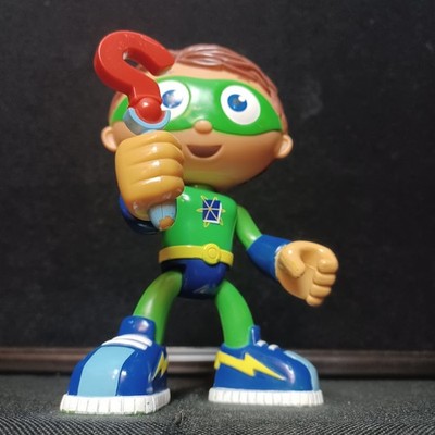 2009 Learning Curve Super Why Action Figure 6'' Whyatt Spinning Wand