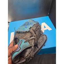 Youth Black & Teal Baseball Glove