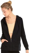 Women Thin Cotton Zip Up Hoodie Jacket