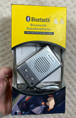 Bluetooth Speakerphone Car Kit Office Home Sun Visors for Cellphones