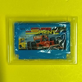[Box and manual included] Super Sprint Famicom extremely rare software in good