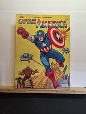 Vintage 1966 Whitman Marvel Comics Captain America Coloring Book
