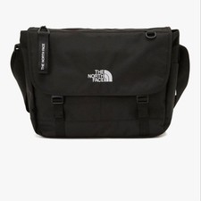 The North Face Large 2-Way Messenger Bag Black Padded Laptop Pocket WWG