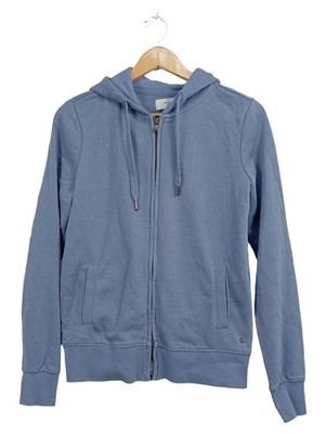 THE BASICS Damen Sweatjacke Kapuzenjacke Blau Gr. 34 XS Basic