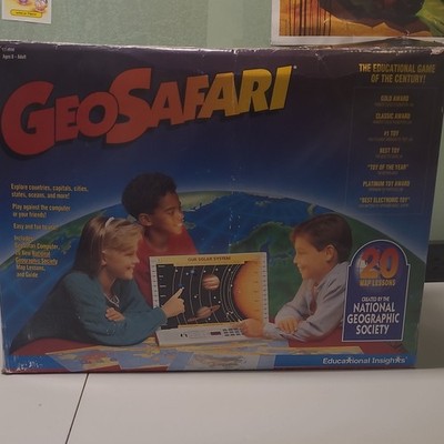 Educational Insights GeoSafari Computer Game System w/ 50 + Lessons Cards