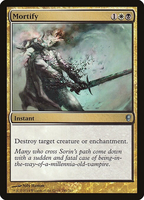 Mortify NonFoil Conspiracy 190 NM MTG