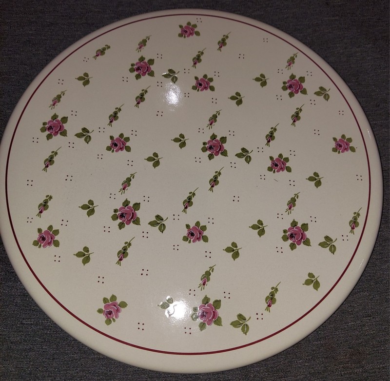 Vintage  burner covers Reston Lloyd ( County Rose 10"  New In Package