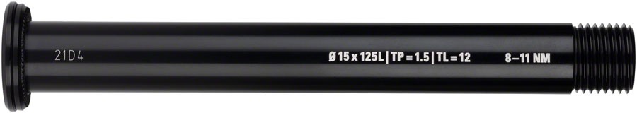 Whisky No9 Thru Bolt - 15mm x 125mm Black Ultra-Light Low-Profile Thru Axle 4290₽