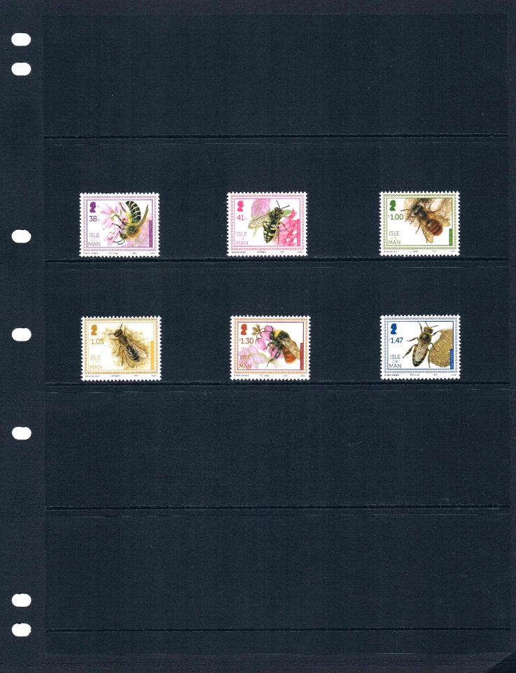 $15.45 Scott Value - 2012 ISLE OF MAN GB UK Bees Insects CV MNH NH UMM - Image 2 of 4