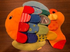 Melissa Doug Flip Fish Soft Activity Toy Sensory Plush Baby Toddler