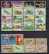 FIJI, sixteen complete sets from 1978 to 1991