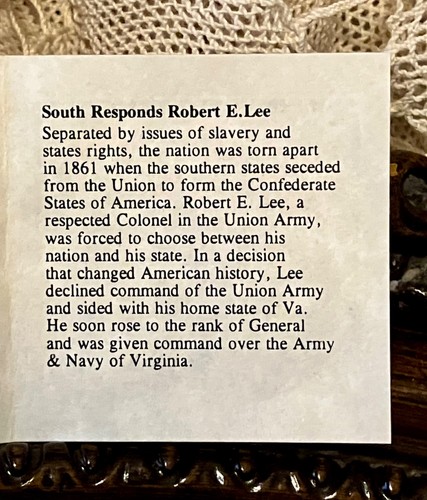 American Mint-Civil War Inspirations- South Responds To Robert E. Lee- 2009- COA - Picture 5 of 6