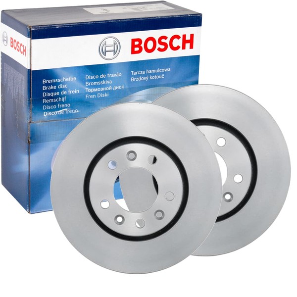 2X Bosch Bremsscheiben Ø280Mm Vorne Passend FÜR CitroËN Jumpy Fiat Scudo-image