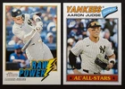 Aaron Judge 2 Card Lot 2025 Topps Heritage Raw Power & AL All Stars Yankees