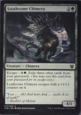 Loathsome Chimera - Theros Beyond Death: #177, Magic: The Gathering Nm C352