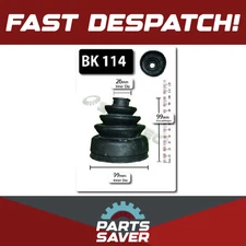 CV Joint Boot fits TALBOT EXPRESS 2.5D 82 to 94 C.V. Driveshaft Gaiter Shaftec