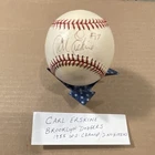 Carl Erskine #17 Signed Baseball - Brooklyn Dodgers - 1955 World Series - NA