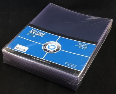 (500) 8X10 PHOTO PICTURE IMAGE PRINT CLEAR PLASTIC HARD RIGID TOPLOADERS