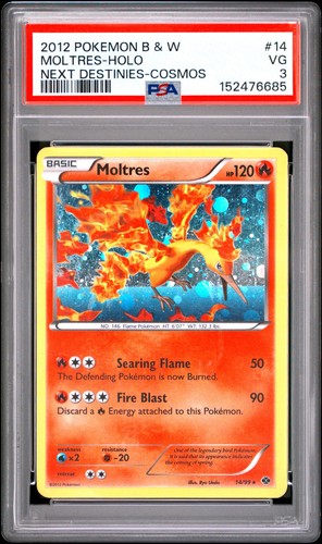 Moltres graded PSA 3 for sale on eBay