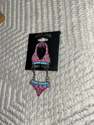 RON JON SURF SHOP ~ BIKINI swimsuit PIN WITH RHINESTONES New 