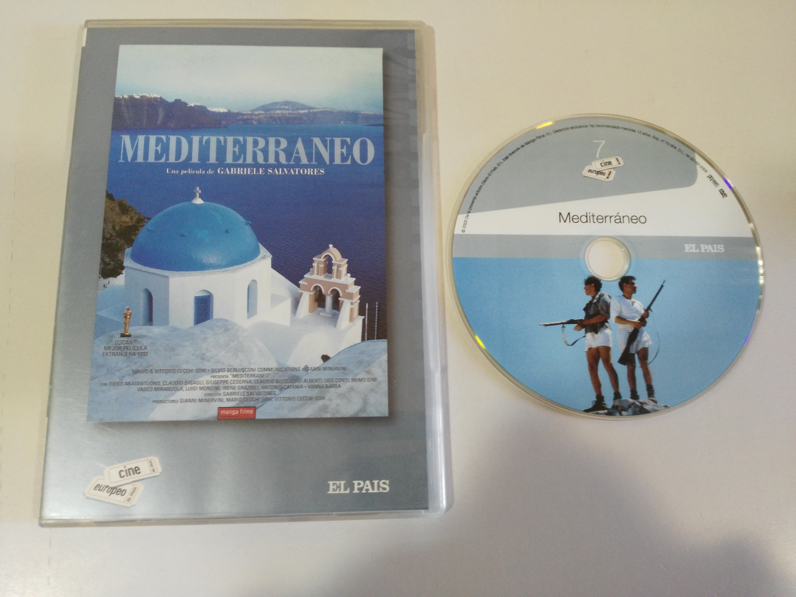 Mediterraneo DVD Slim Gabriele Salvatores Español Italiano