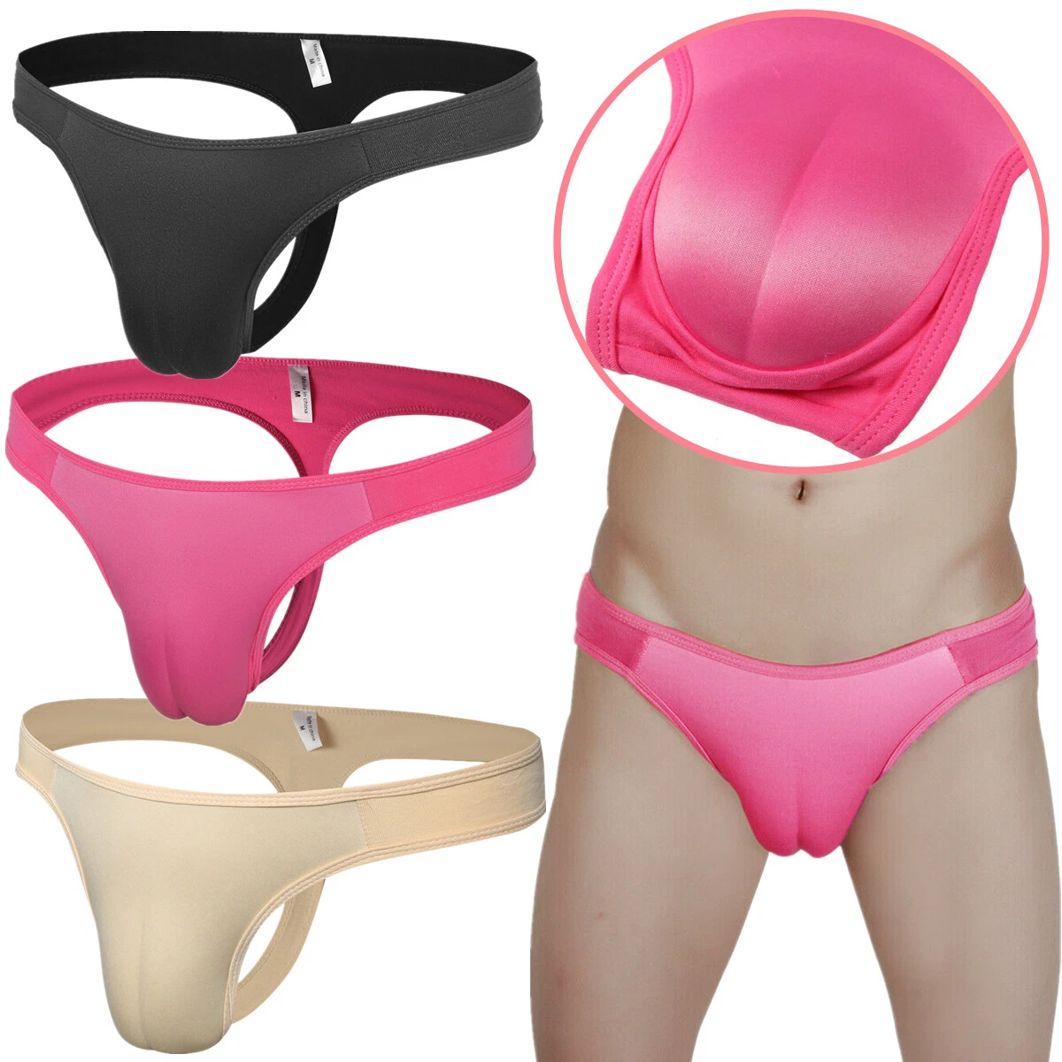 Transgender Men Briefs Crossdresser Panties Underwear Transvestite Trans Thongs