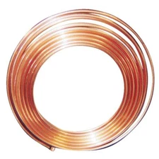 Mueller Industries D04010P 1/4" Odx10' Refrig Tubing, 10", Copper