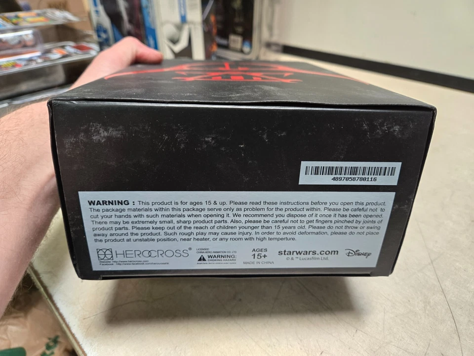 FIGURA DE ACCIÓN SELLADA HEROCROSS METAL HÍBRIDO STAR WARS DARTH VADER 6" Foto 4 de 4