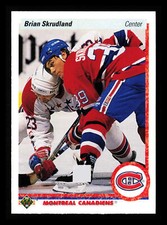 Brian Skrudland 1990-91 Upper Deck Hockey NHL #93a Montreal Canadiens