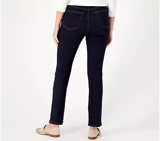 Denim & Co. Canyon Retreat Easy Stretch Denim Jean-Antique Wa-Reg