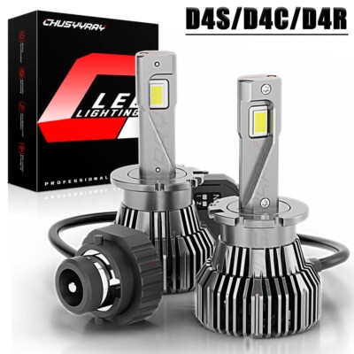 D4S D4R For Subaru BRZ 2013-2015 LED Headlight Bulbs Kit Replace HID Xenon Lamps