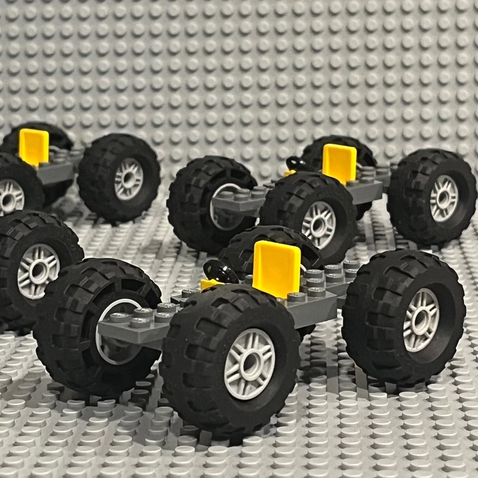 Lego Carros Ruedas Ejes (55981c) Asientos Vehículo Camión Base 52036 (Lote 4) Foto 2 de 3