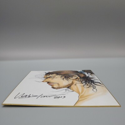 Takehiko Inoue, Vagabond, Miyamoto Musashi, color pen, autograph