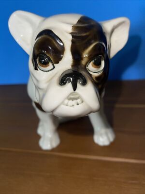 Czechoslovakian Porcelain Bulldog Figurine c. 1920's- 1930's | eBay