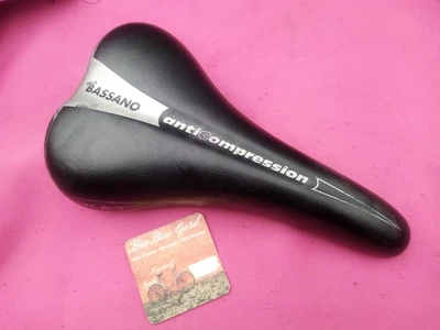 BASSANO FREE WAY SADDLE LEATHER ANTI COMPRESSION SELLE DE VELO BIKE VINTAGE BICI - Photo 1/4
