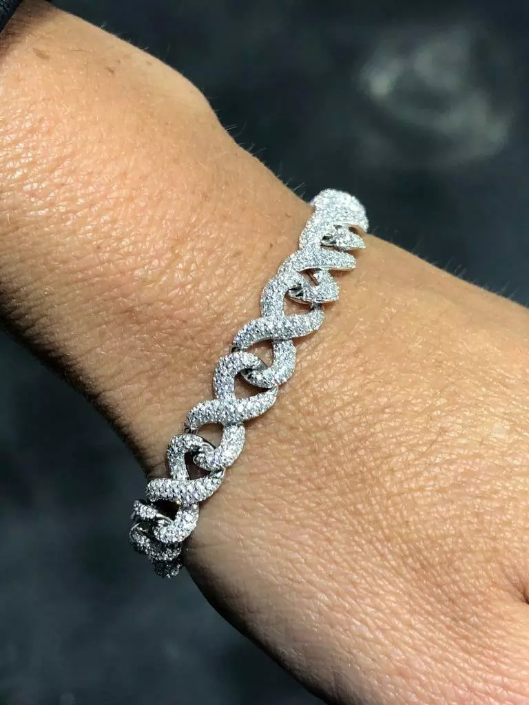 Platinum infinity bracelet sale