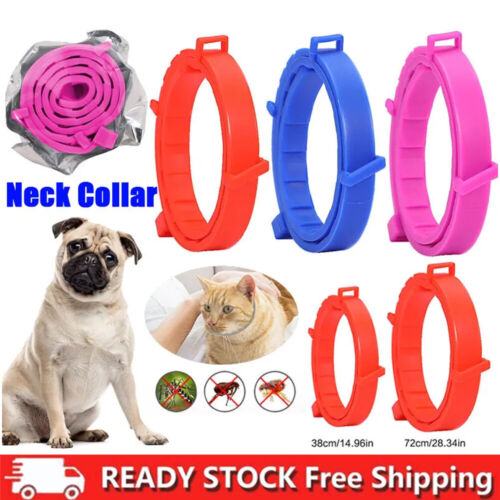 Anti Flea and Tick Neck Collar For Pet Dog Cat 8 Months Protection Adjustable - Picture 1 of 45