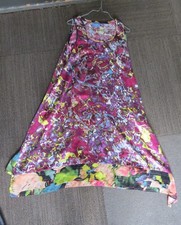 SIMPLY VERA VERA WANG Women's Asymmetrical Chiffon Accent Size XS Batik Dye ALIN