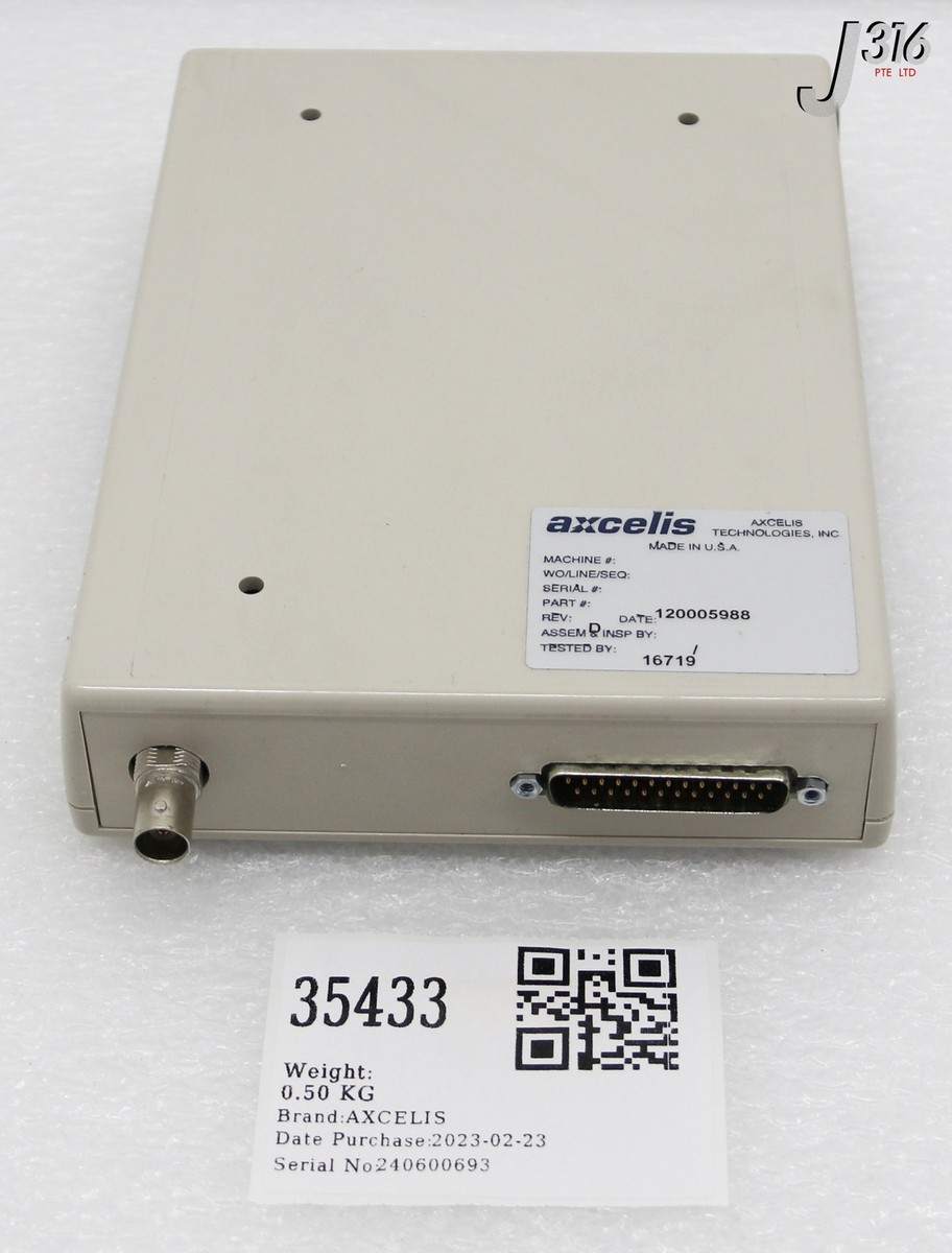 35433 AXCELIS FARADAY PRE-AMPLIFIER MODULE 120005988 | eBay
