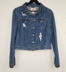forever 21 distressed denim jacket