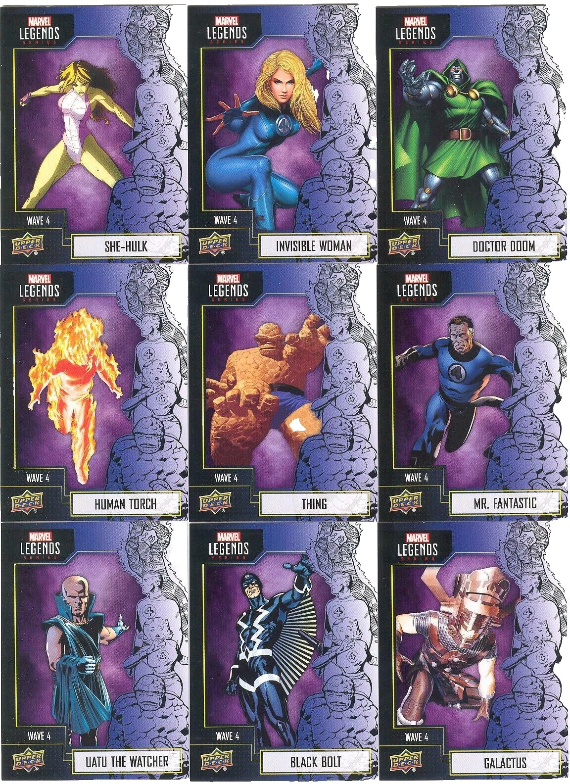 Juegos de tarjetas intercambiables de superhéroe Upper Deck