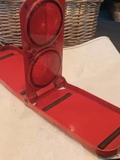 VINTAGE Stimsonite CYCLE / AUTO REFLECTO FLARE ROADSIDE MINI STAND-UP REFLECTOR 