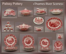 Palissy "Thames River Scenes" Teile zur Wahl: teller platte england schale kanne
