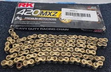 RK GB420MXZ116 420 x 116 Links MXZ Series Non Oring Gold Drive Chain